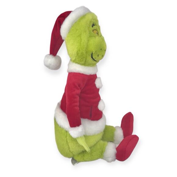 Hallmark NWT Dr. Seuss Grinch Who Stole Christmas 1999 Santa Plush Le Grincheux - Picture 3 of 9